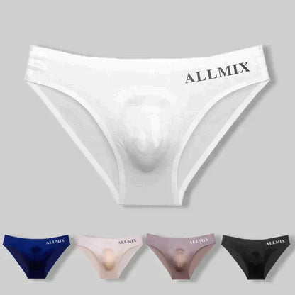 ✨2026 Collection at 50% OFF🎁Sexy transparent breathable comfortable 3D ice silk Brife Shorts