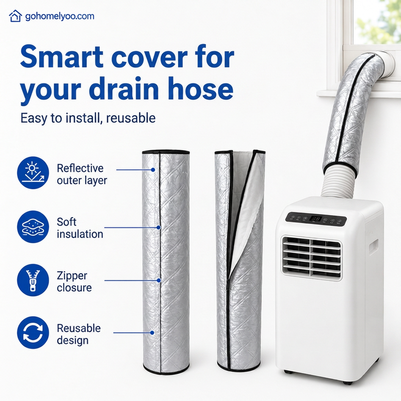 🔥 50% OFF TODAY! ❄️ AC Hose Insulation Cover – A Summer Home Essential ✨ Improve Cooling Efficiency, Reduce Heat Transfer & Stay Comfortable All Season ☀️🏡