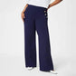 🎁-High Stretch Tummy Control Button Wide Leg Pants