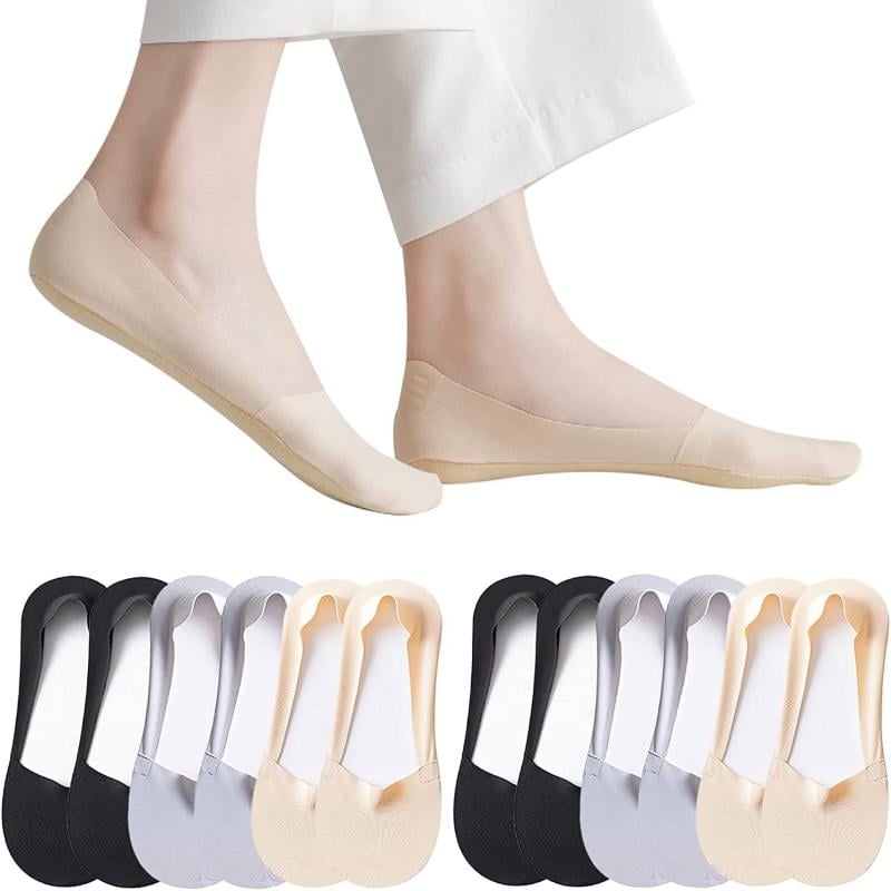 🔥Hot Sale 🔥Silicone Anti-Slip Invisible Socks