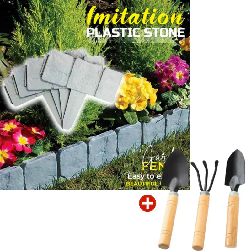 ⏰🔥LIMITED TIME 50% OFF! 🏡 Imitation Stone Garden Fence – Realistic Look, Easy Install & Expandable Design 🌿✨