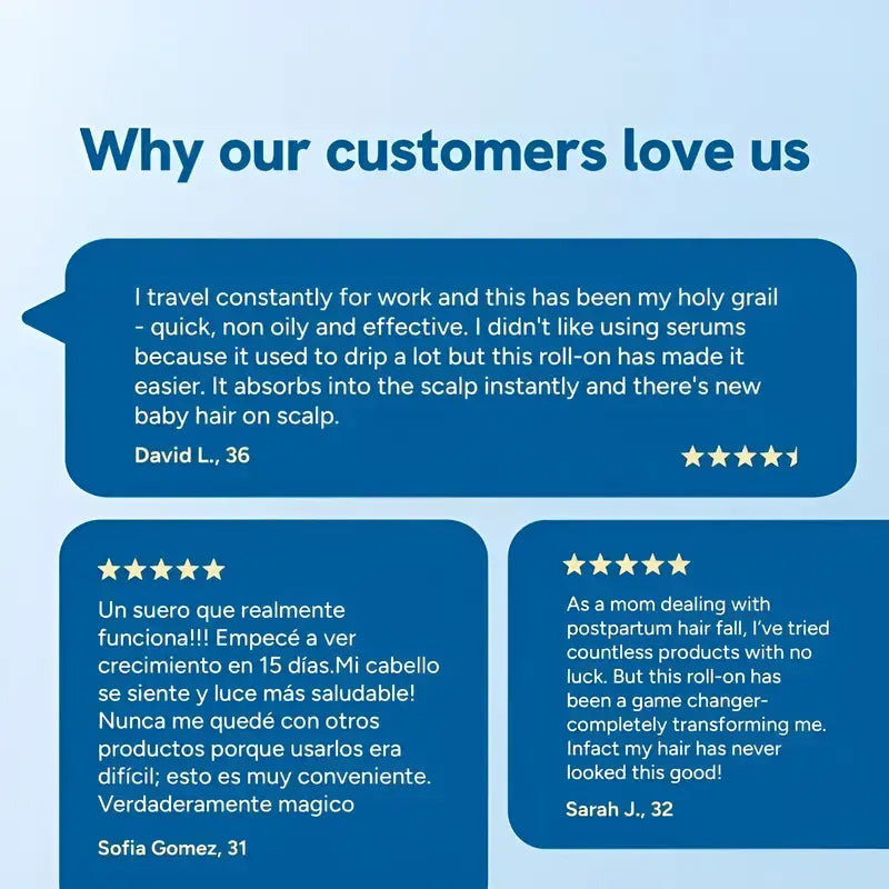 Napredni roll-on serum za rast las