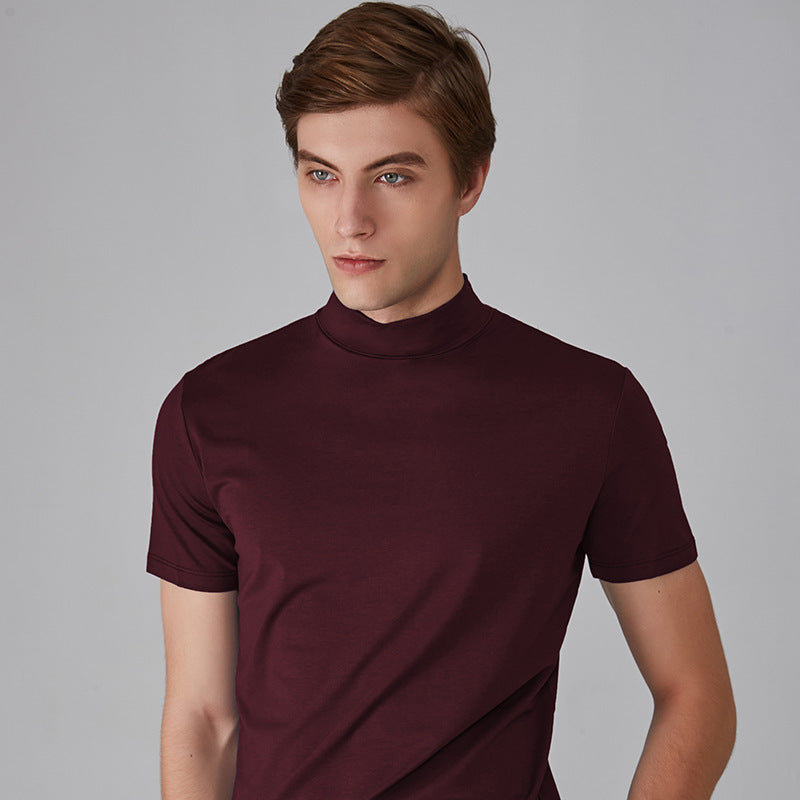 🎁Gran oferta⏳Camiseta de hombre con cuello y corte ajustado 