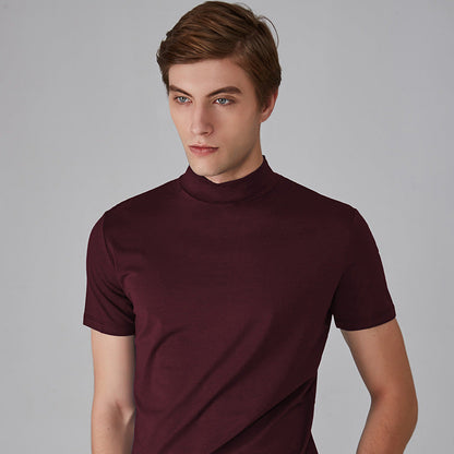 🎁Gran oferta⏳Camiseta de hombre con cuello y corte ajustado 