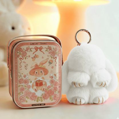 💎 BUY 1 GET 1 FREE! 💎 Handmade Soft Bunny PomPom Charms – Fluffy, Cute & Perfect for Bags, Keys & Gifts