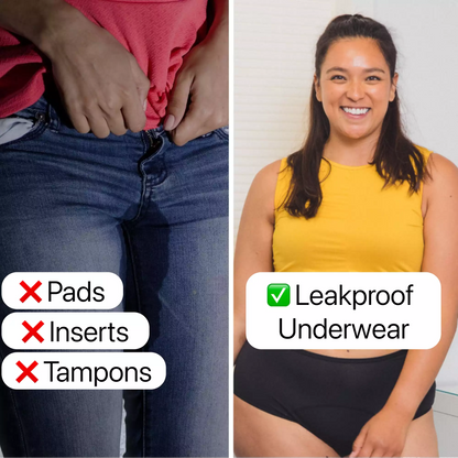 📢📢50% OFF !! ⏰ High-Waist Leakproof Panties – Stay Dry, Stay Confident 💝