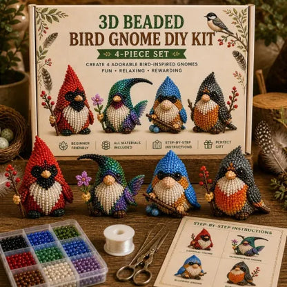 🏆Limited Time Sale 59% OFF🧵✨Petite 3D Beaded Animal Craft Kit