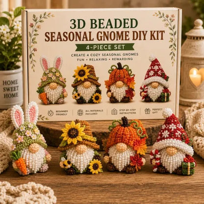 🏆Limited Time Sale 59% OFF🧵✨Petite 3D Beaded Animal Craft Kit