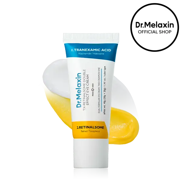 [Dr.Melaxin Uradno] TX Retinalsome krema za oči z dvojnim učinkom | Proti staranju, proti temnim madežem, posvetlitvi | Korejska kozmetika | 40 ml