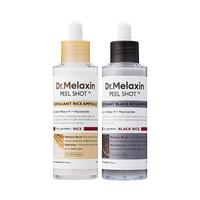 [Dr.Melaxin Oficial] Peel Shot Glow Rice Ampoule Duo - Seruri pentru iluminare, exfoliere și hidratare - Potrivite pentru toate tipurile de ten