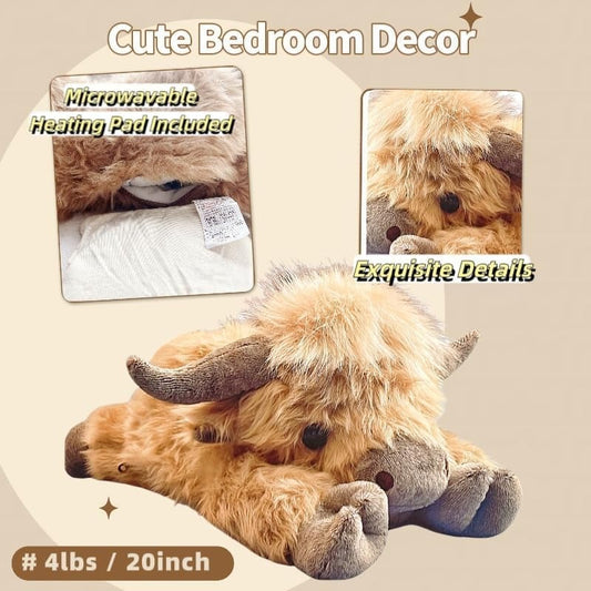 🎁Nice Viral Gift 🧸Cute Cartoon Highland Cow Stuffed Toy