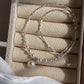 Niche design crushed silver pearl necklace