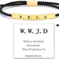 Inspire Bracelet GOD IS IN CONTROL/W.W.J.D - Elegant Design with Unique Patterns and Letters