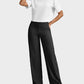 G4Free Loose High-Waist Business Casual Pants Yoga Pants Women Wide Leg Pants with Pockets Comfortable Athletic Sweatpants