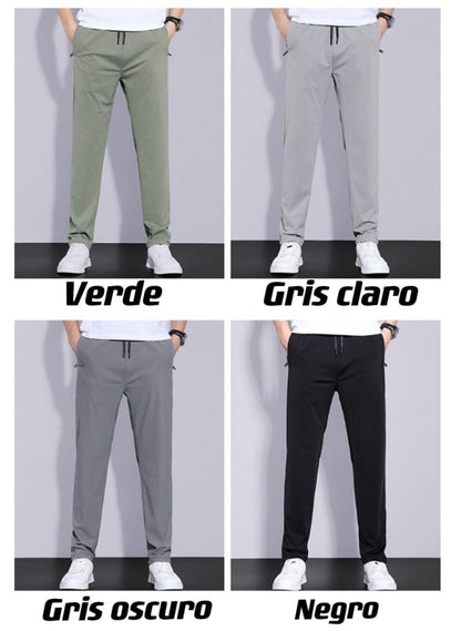 ✨Compre 2 envíos gratis✨Pantalones deportivos de seda hielo veraniegos 