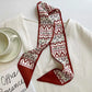 📢📢LIMITED-TIME 50% OFF!!🌸Elegant double-layer printed silk scarf, suitable for draping over handbags