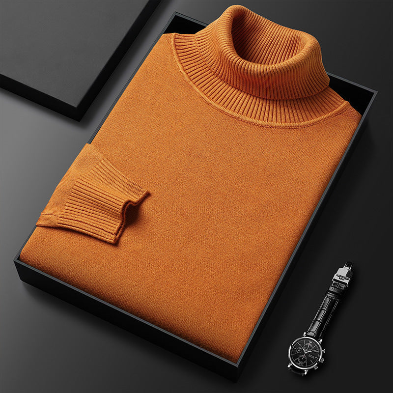 ⏳ 2026 Hot Sale!  ⏰Men's Solid Color Premium Turtleneck Sweater👔