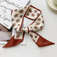 📢📢LIMITED-TIME 50% OFF!!🌸Elegant double-layer printed silk scarf, suitable for draping over handbags