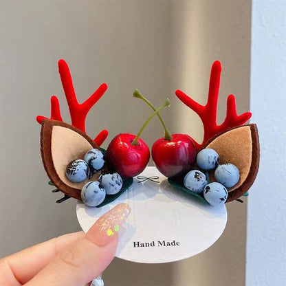 🎅Christmas Hot Sale🎅Reindeer Antlers Xmas Hair Clip