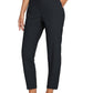 🥳2026 HOT SALE 50% Off🥳💞Women's High‑Waisted Elastic Pants with Zipper Pockets – Stretchy Wrinkle‑Resistant Cropped Trousers