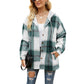 Pocket Plaid Fleece Casual Jacket - buy 2 free shipping