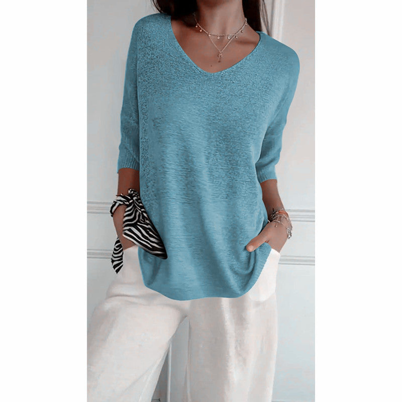 🎁New arrival 50% OFF💥Minimalist Knit Top | Effortless Everyday Style ☕