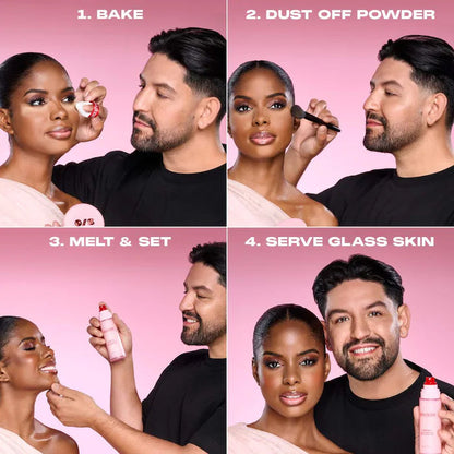 ONE SIZE by Patrick Starrr Powder Melt Glass Setting Spray 100ml