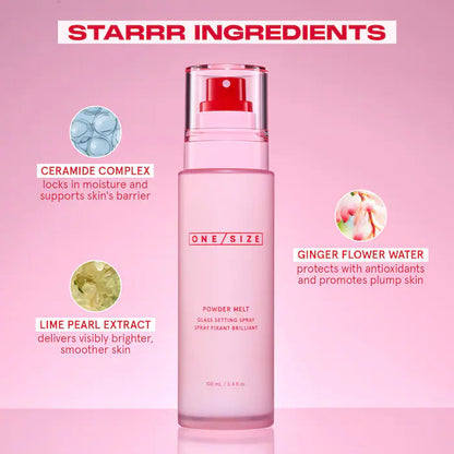 ONE SIZE by Patrick Starrr Powder Melt Glass Setting Spray 100ml
