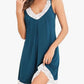 🔥 2026 Fresh Drops | Flat 50% OFF Today! 💸New Arrivals -Lace Hollow Nightgown – Soft Cotton & Relaxed Fit for All-Night Comfort
