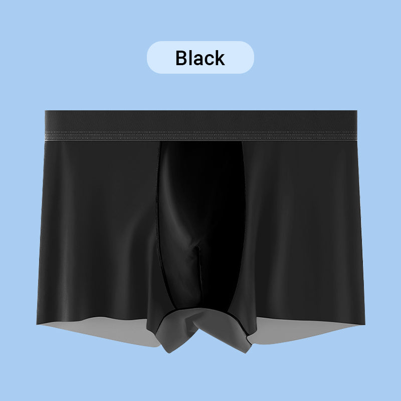 ✨Men's Large Size Ice Silk Breathable Briefs