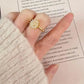 Spinning Sunflower Worry Ring for Anxiety Relief - Perfect Gift for Friendship and Family