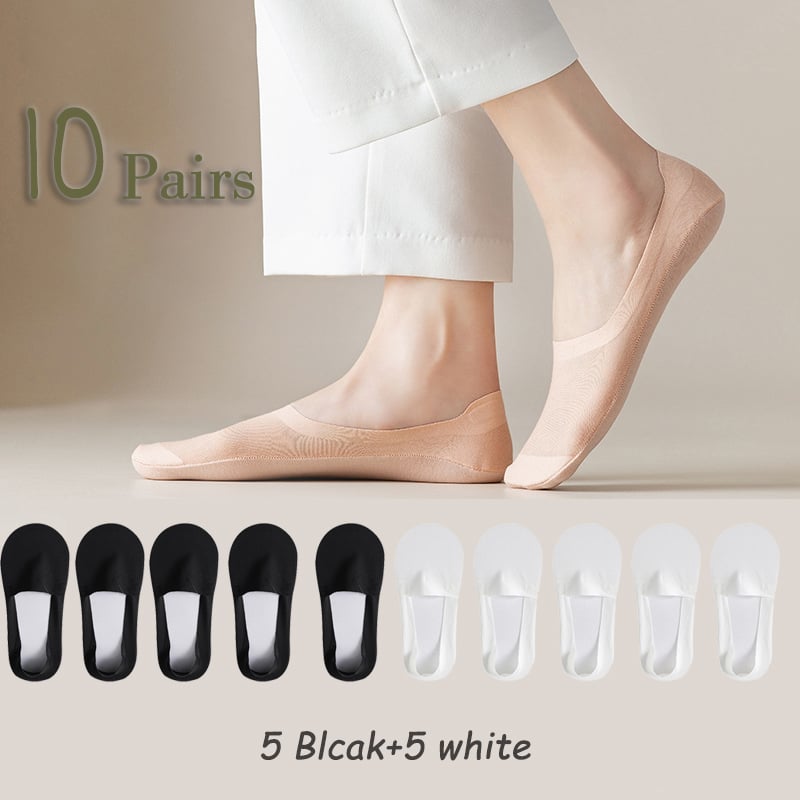 🔥Hot Sale 🔥Silicone Anti-Slip Invisible Socks