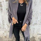 🔥🖤Black Friday Sale:50% OFF🔥Women's Long Sleeve Casual Tassel Shawl Coat