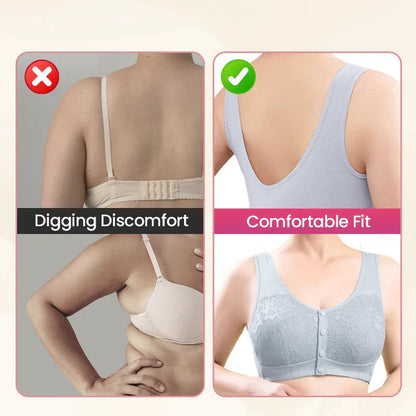 🌟 2026 Trending Styles | 50% OFF! Don't Miss Out! ⏳Comfortable Wireless Shaping Front-Fasten Bra