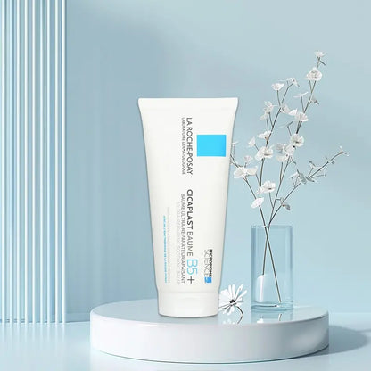 La Roche-Posay Cicaplast Baume B5 Soothing Repairing Balm 100ml/97g/3.3oz | Antibacterial Collagen Complex Moisturizer | For Sensitive Dry Skin Peeling | Hypoallergenic Gentle Everyday Mild Care