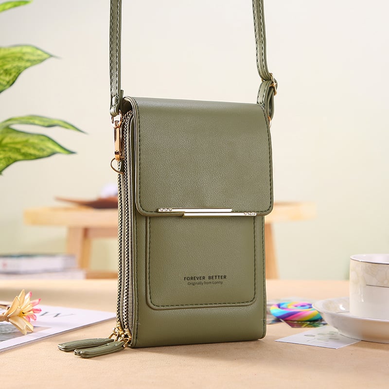 ⌛⏰50% OFF – Today Only!🎁👝Use Your Phone Hands-Free! Touchscreen Crossbody Bag – No-Dig Design