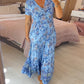 💃Hot Sale - 50% OFF! 🔥Floral print v-neck dress