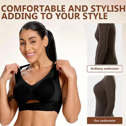 Hot Sale 50% OFF!🌸Women’s Beige Wireless Bra, Soft Breathable Non-removable Moulded Cups, Yoga Fitness Sportswear for Gym & Daily Training