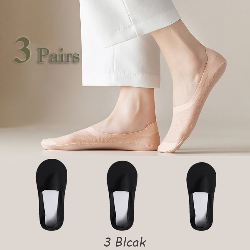 🔥Hot Sale 🔥Silicone Anti-Slip Invisible Socks