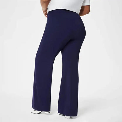 👖 50% OFF NOW! ✨ High-Waist Wide Leg Pants – Figure-Flattering, 3 Adjustable Lengths & Super Stretch 🏃‍♀️