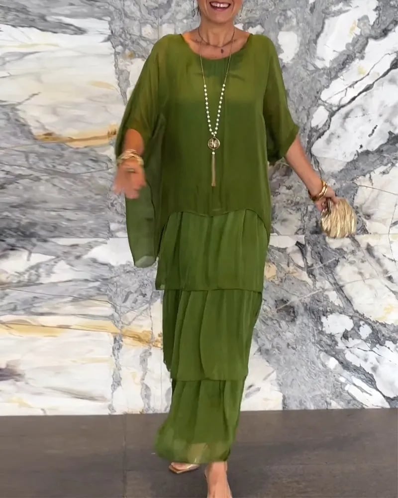 👗 40% OFF NOW! 🎨 Artistic Style Loose Dress – Relaxed Fit, Unique Design & Perfect for Casual Days 🌸