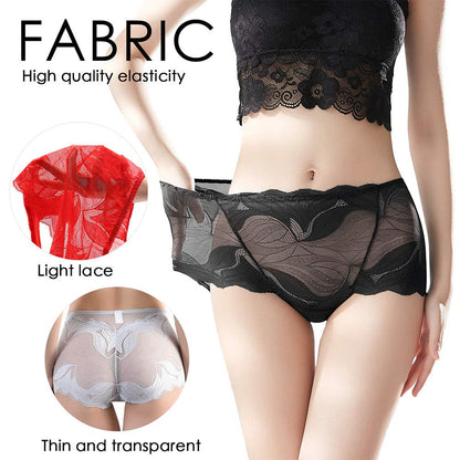 💋Hot Sale - Ladies Silk Lace Handmade Underwear Set✨