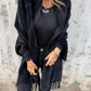 🔥🖤Black Friday Sale:50% OFF🔥Women's Long Sleeve Casual Tassel Shawl Coat