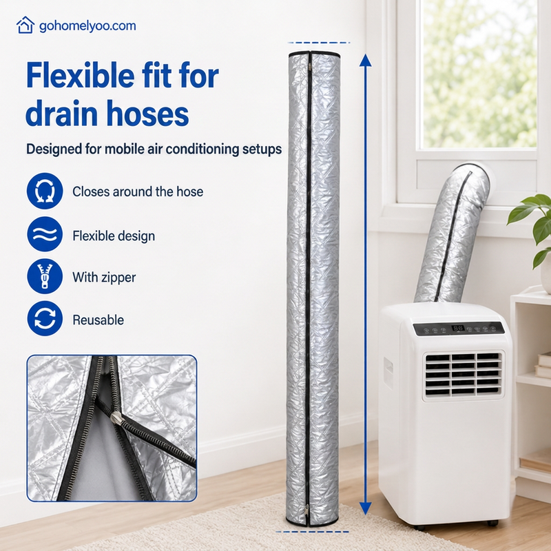 🔥 50% OFF TODAY! ❄️ AC Hose Insulation Cover – A Summer Home Essential ✨ Improve Cooling Efficiency, Reduce Heat Transfer & Stay Comfortable All Season ☀️🏡