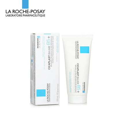 La Roche-Posay Cicaplast Baume B5 Soothing Repairing Balm 100ml/97g/3.3oz | Antibacterial Collagen Complex Moisturizer | For Sensitive Dry Skin Peeling | Hypoallergenic Gentle Everyday Mild Care