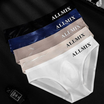 ✨2026 Collection at 50% OFF🎁Sexy transparent breathable comfortable 3D ice silk Brife Shorts