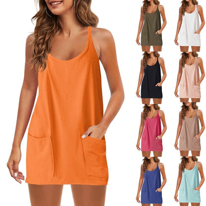 🌷GRAN VENTA DE VERANO 49% DE DESCUENTO🌷 - Minivestido ancho de verano