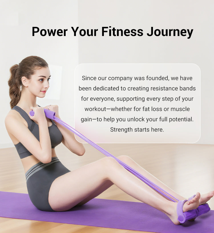 💪2026 latest 8-Tube Pedal Resistance Device - Detachable And Adjustable Pedal Resistance Device🌿