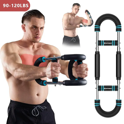 HOTWAVE Arm Trainer, Adjustable Chest Workout Equipment, Arm Trainer for Men, Chest Trainer for Men, Shoulder Muscle Training, Portable Spring Resistance Home Fitness Equipment SummerVibes