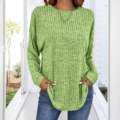 ✨2026 Collection at 50% OFF & FREE SHIPPING🎁Casual Long-Sleeve Top – Soft Knit, Loose Fit & Versatile Style for All Body Types 🌸🧥